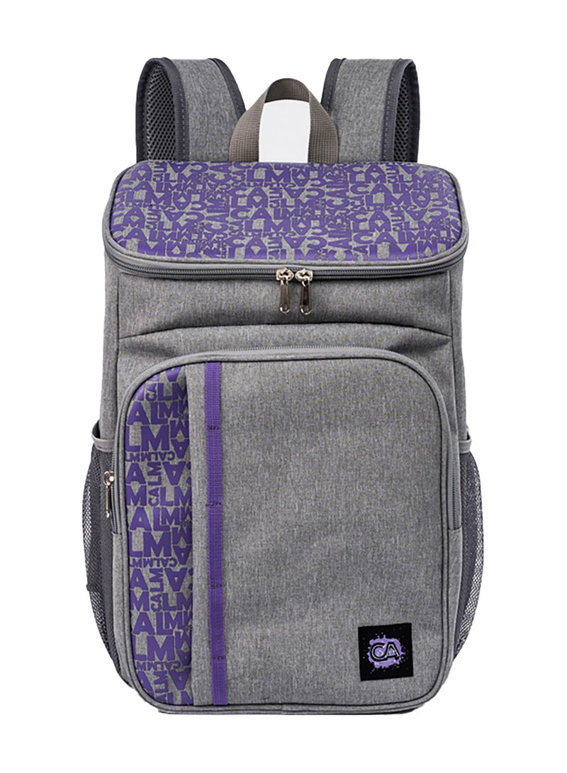 بيج ديزاين حقيبة ظهر معزولة Biggdesign Moods Up Calm، حقيبة غداء معزولة مقاومة للماء والتسرب للرجال والنساء، حقائب تبريد للنزهات، للمكتب، التخييم، الشاطئ، المدرسة، سعة 19.1 لتر. - Image 1