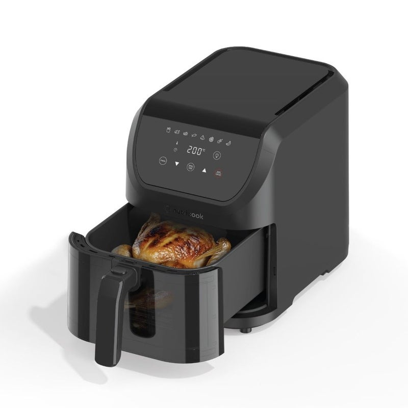 DANUBE HOME Slim XL Vision Air Fryer 5L 1500W Black for Healthy Frying, Roasting & Family Meals- NC-AFS528V - Image 5