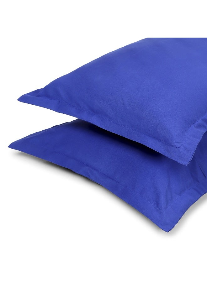 ستيتس عقد الحالة - طقم من 2 غطاء وسادة لغرفة النوم (أزرق داكن) مقاس 46 × 69 سم - Image 5