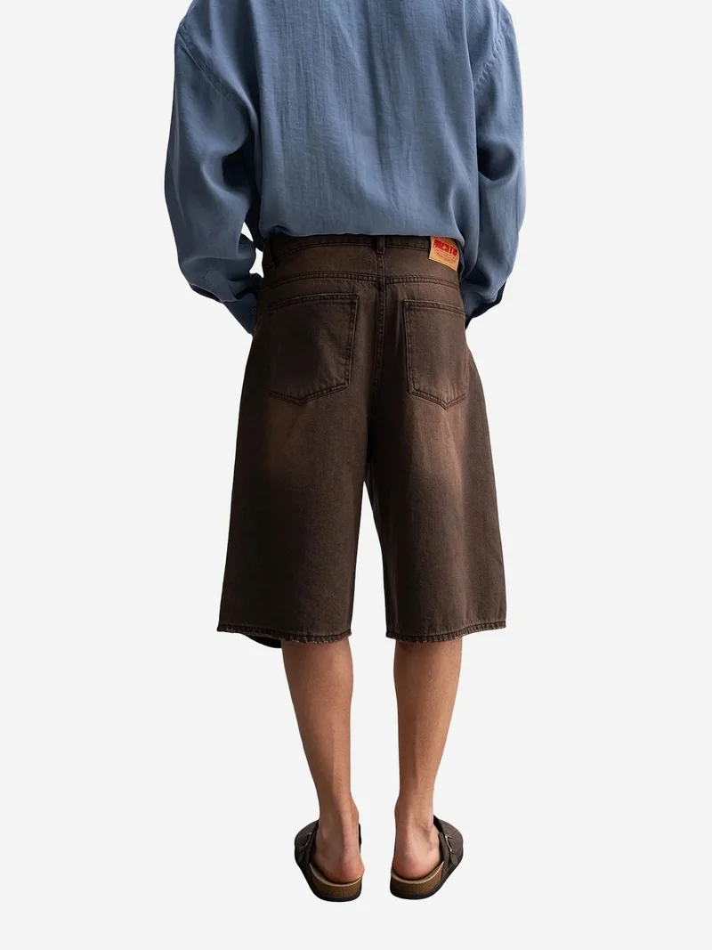 جيستو GIESTO Destroyed Denim Shorts