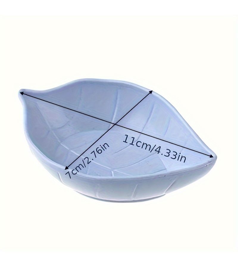 10 Multi Color Mixed Pack Small Leaves Dip Sauce Dishes Seasoning Plates Side Snack Bowls - Image 4