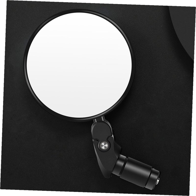 Bike Rearview Mirror Convex Round Folding Handlebar Mount for Mountain Road Cycling Safety - Image 5