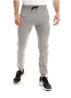 Caesar men Detailed MensCasual SweatPant,grey,M