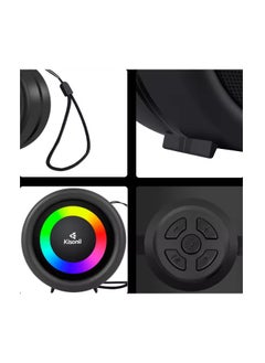 S16 Mini Portable Stereo RGB 360° Speaker 5W, Built-in Mic, Support TF-AUX-USB-FM - pzsku/Z51B761258C534FA6166AZ/45/_/1724833215/dfeb6c8f-0750-414c-9e32-b4ec3a858abc