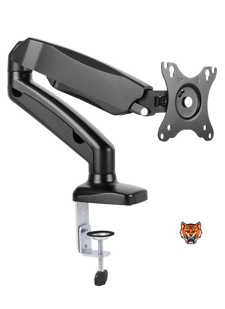 TIGER "Monitor Mount Table Gas Lift for 13''-27'' Screens, VESA Desk Mount, Monitor Arm TS9311, Adjustable Arm for Computer Monitors, Screen Holder"  - Image 1