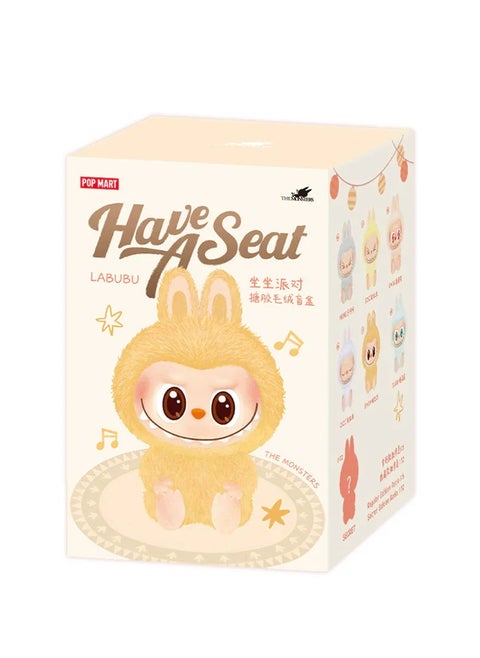 100% Authentic Labubu The Monsters Have a Seat Vinyl Plush Pendant Single Blind Box