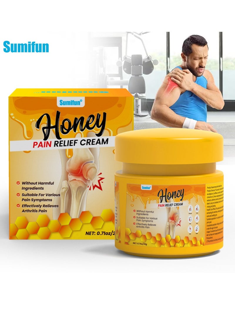 Sumifun Bee Venom Pain Relief Cream, Fast Absorbing Arthritis Joint Knee Analgesic Ointment，Meniscus Treatment Cream, Arthritis Knee Joint Muscle Ache Medical Plaster For Pain Relief，Synovial Meniscus Cream  - Image 1
