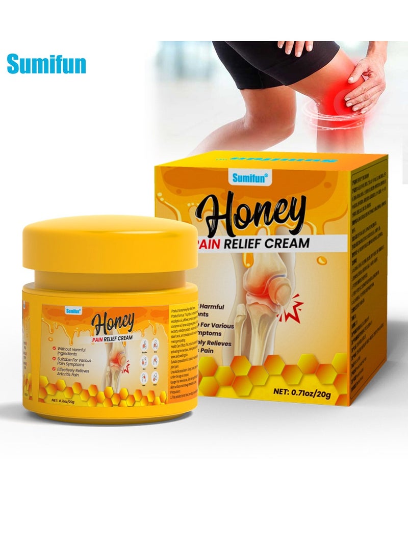Sumifun Bee Venom Pain Relief Cream, Fast Absorbing Arthritis Joint Knee Analgesic Ointment，Meniscus Treatment Cream, Arthritis Knee Joint Muscle Ache Medical Plaster For Pain Relief，Synovial Meniscus Cream  - Image 2