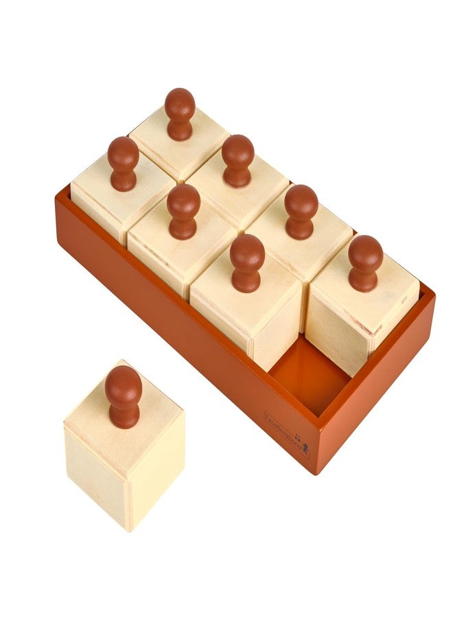 Excellerations Listen and Match Wooden Shakers - Set of 8 - Image 1