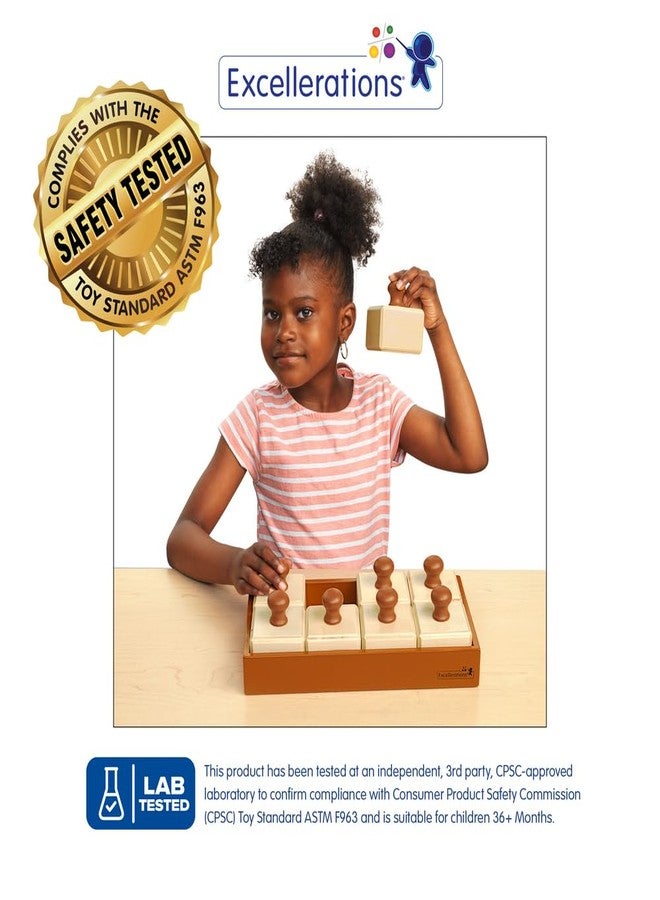 Excellerations Listen and Match Wooden Shakers - Set of 8 - Image 2