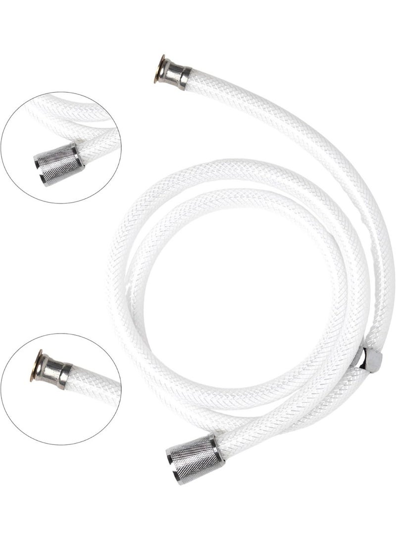 REEF Shattaf Hose PVC White 120cm – Durable Flexible Water Hose for Bathroom Use, RF-PVCH-01 - Image 1