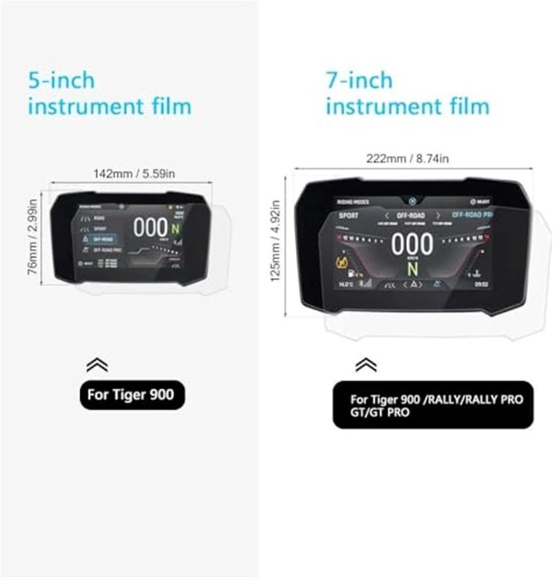 Wivplex Motorcycle Screen Protector for Tiger 900 Models - Image 2