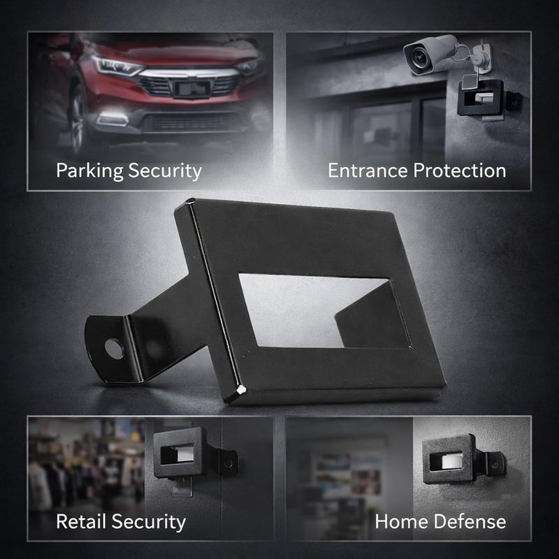 Front Sensor Protector Cover, Anti Theft Steel, Rustproof Heavy Duty Long Lifespan - Secure Theft Protection, Durable Material, Easy Installation for Vehicle Sensors (Black) - Image 4