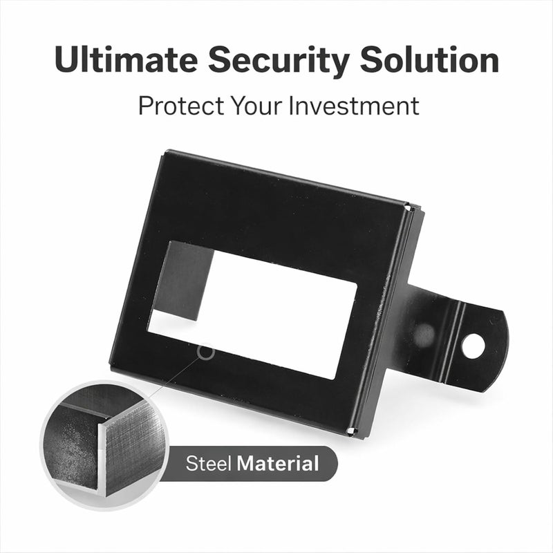 Front Sensor Protector Cover, Anti Theft Steel, Rustproof Heavy Duty Long Lifespan - Secure Theft Protection, Durable Material, Easy Installation for Vehicle Sensors (Black) - Image 2
