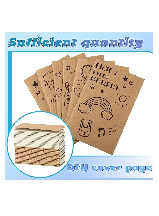 20 Pack Mini Small Notebooks Set Bulk Tiny Pocket Lined Notebooks Mini Memo Notepads Journals for Kids Classroom Teacher Writing Little Paper Subject Notebooks 30 Sheets/60 s - Image 5
