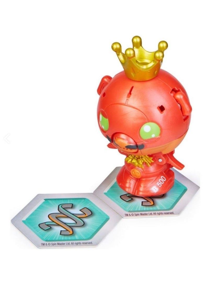BAKUGAN Bakugan Cubbo Figure Set. It Includes 1 Bakugan Figure, 2 Baku Cores, 1 Accessory, and 1 Character Card - Image 2