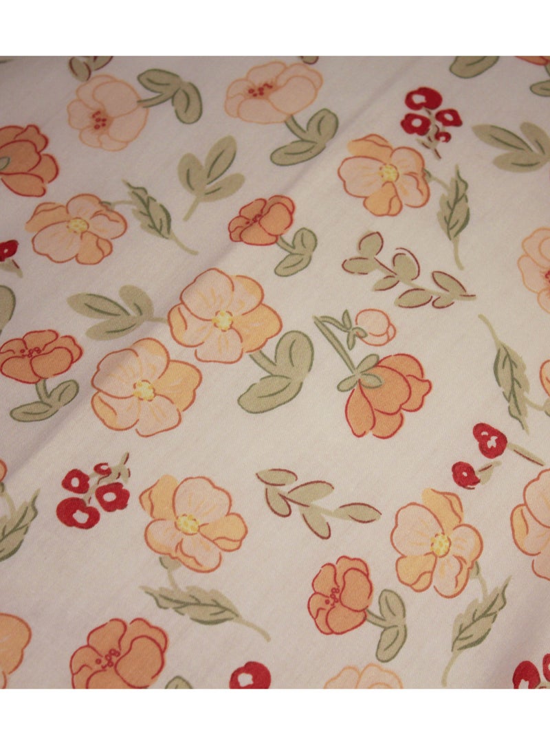 نسيج قطني طويل جديد  الأخضر والأصفر 200 * 230cm أربعة قطعة السرير - Image 4