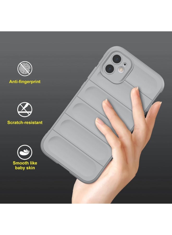 Premium Protection Back Silicone Case Compatible with Iphone 11 Magic Shield Shockproof Case with Camera Protection (Grey) - Image 4