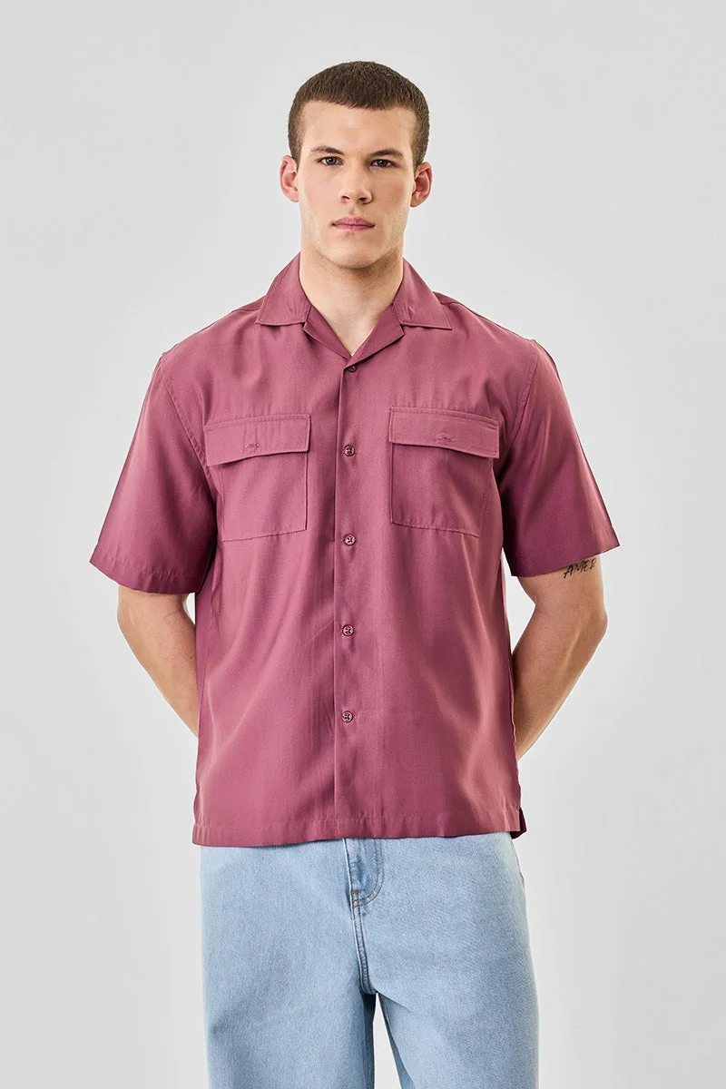 سنيتش قميص بجيوب مزدوجة بقصة صندوقية