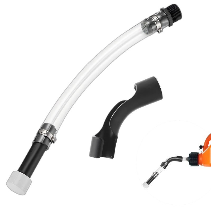 HOHNNYREET Racing Fuel Jug Hose for Vp Racing Fuel Jug 355 Gallon Gas Can Vp Fuel Jug Gas Can Spout Replacement with Hose Bender 1 Set 1 inch 26 mm - Image 3