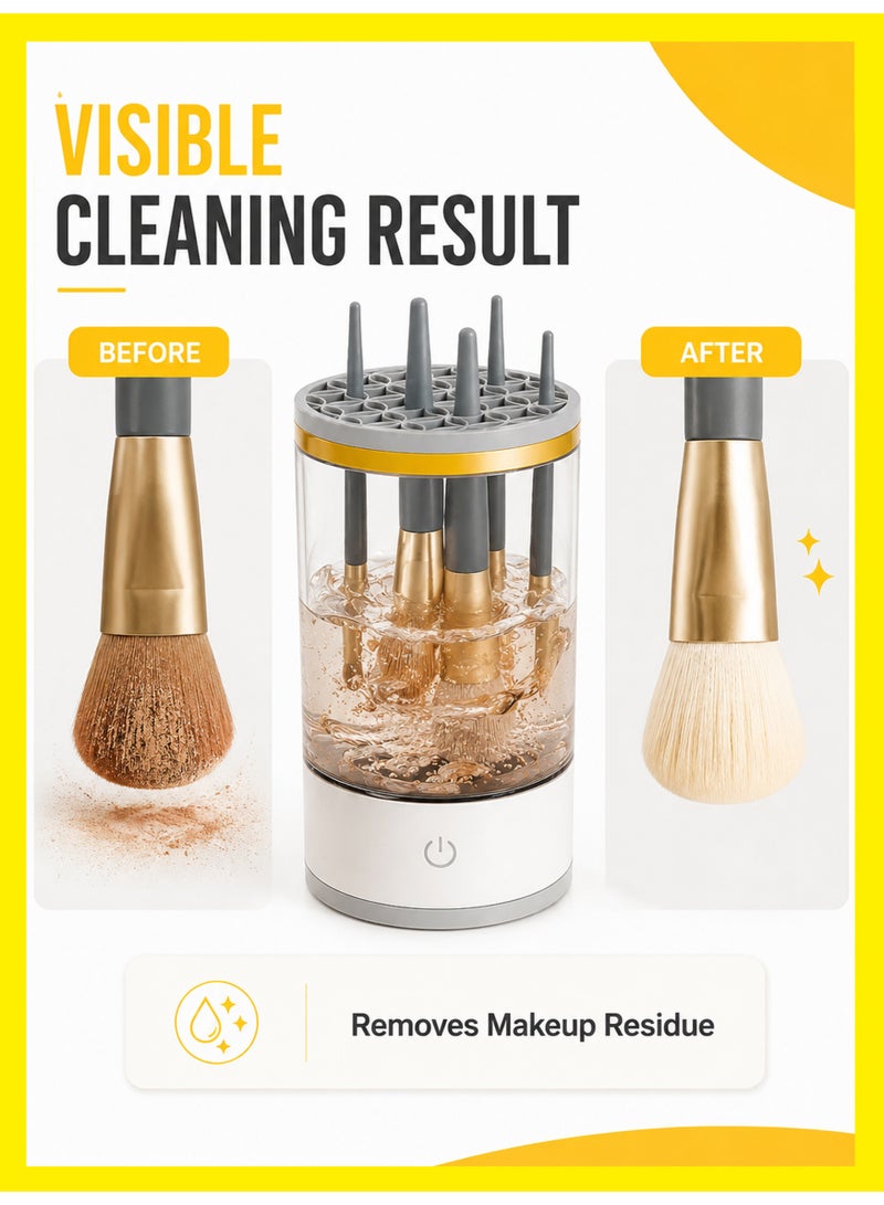 MS MIN Makeup Brush Cleaner – Automatic Brush Cleaning Tool with One-Button Operation for Daily Use - Image 4