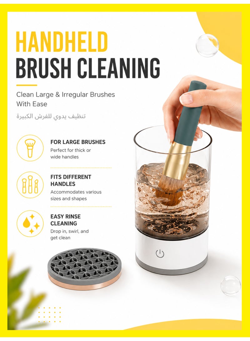 MS MIN Makeup Brush Cleaner – Automatic Brush Cleaning Tool with One-Button Operation for Daily Use - Image 5