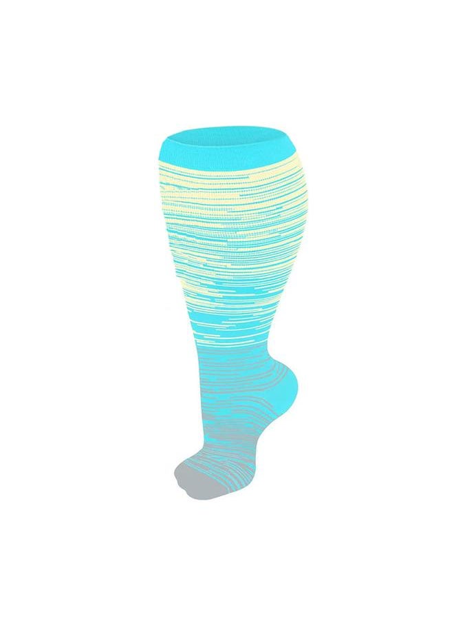 Bluejw - Youlijian  Special For Increasing Fat Socks Fat Socks For Men And Women Solid Color Pressure Sequential Socks Socks - Image 1