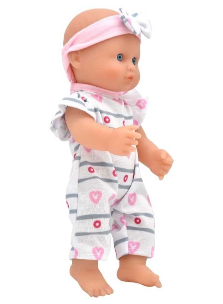 dolls world DollsWorld Little Poppets 10-Inch Bathable Vinyl Doll – Soft & Cuddly Deluxe Baby Doll Toy for Kids 10 Months+ by Peterkin - Image 5