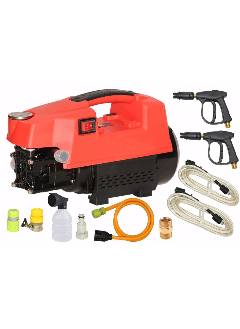 Digital Craft Digital Craft Car Washer 220v Electric Home Portable Brush The Car Water Grab High Power Strong Washing Machine 2300W High Pressure Clean MachineWasher Pipe 8MTR with ConnectorWasher Gun  - Image 1