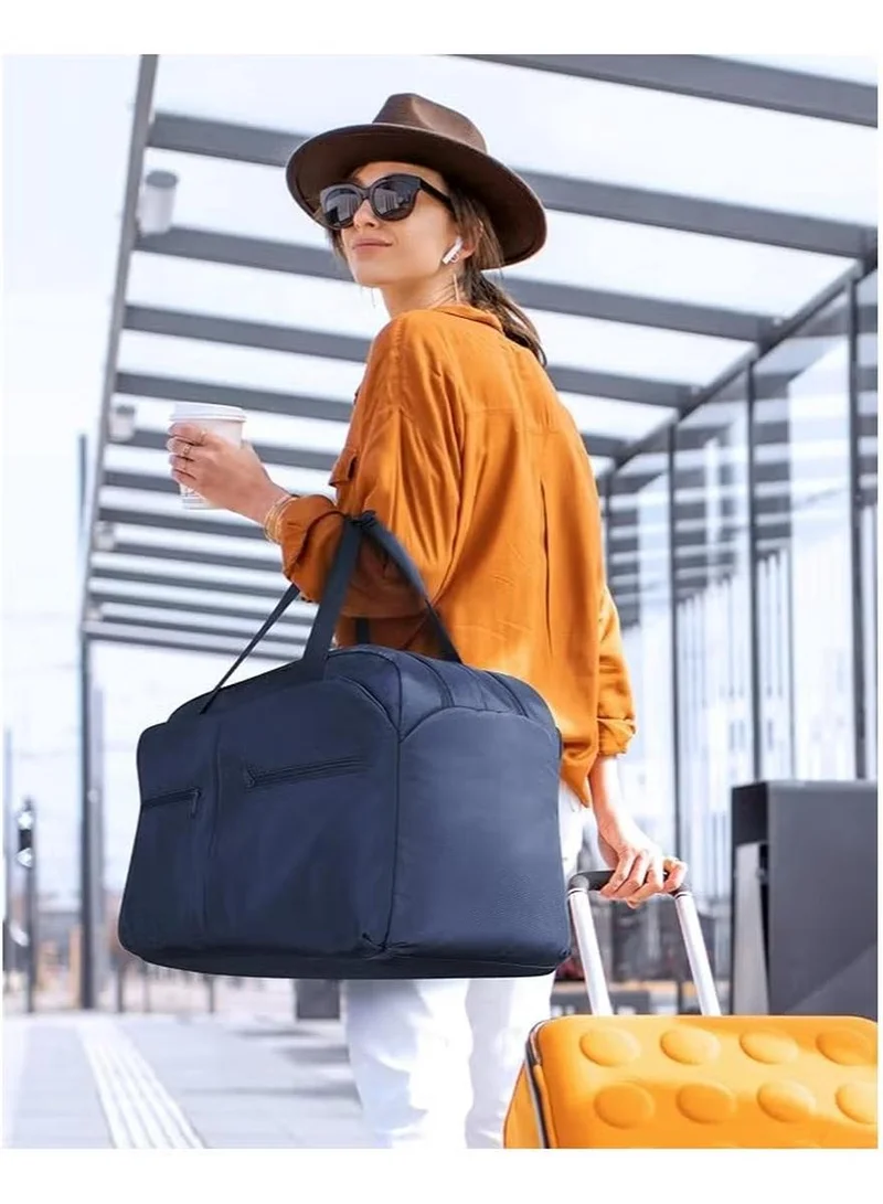 Bagsmart  BAGSMART Travel Duffel Bag for Women, 45L Carry on Weekender Overnight Bag with Toiletry Bag, Separate Shoe Bag for Travel, Gym for Women | Best Price UAE