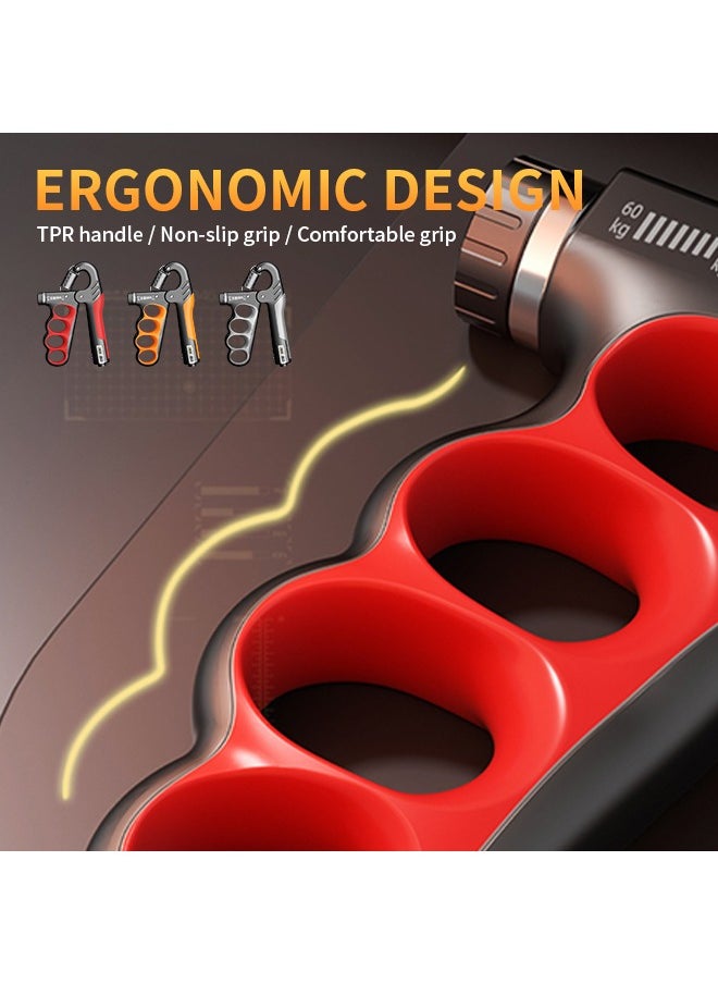Generic - Grip Exerciser with Comfortable Grip, Electronic Hand Gripper with Adjustable Resistance and Automatic Counting for Hand Training - Image 1