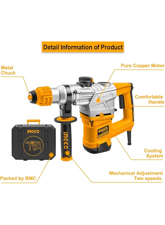 INGCO Rh10506 Rotary Hammer - Image 4