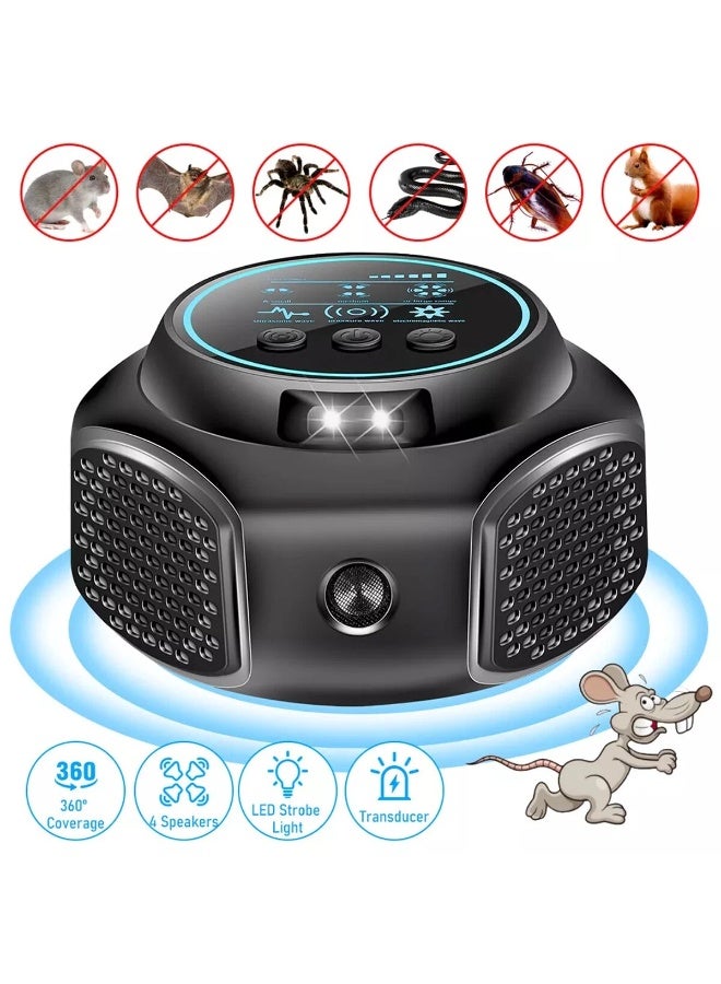 Generic Ultrasonic Rodent Repeller – High-Power 4-in-1 Smart Indoor Mouse and Squirrel Deterrent for Home Pest Control  - Image 3