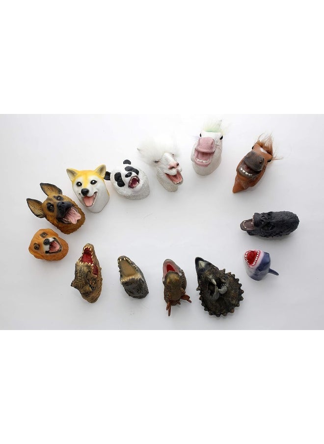 Yolococa Yolococa Gorilla Hand Puppet Realistic Latex Soft Animal Toy Storytelling Role Play Party Supplies for Kids  - Image 5
