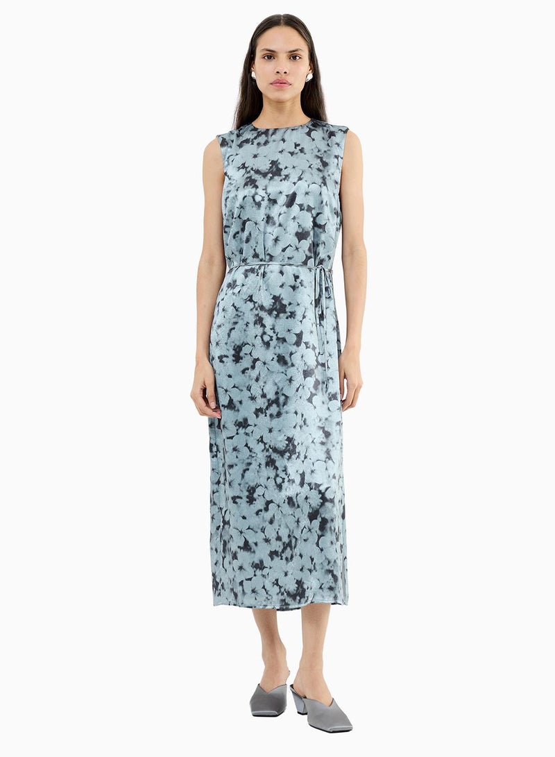 French Connection Cassie Emile Crinkle Midi Dres - Image 1