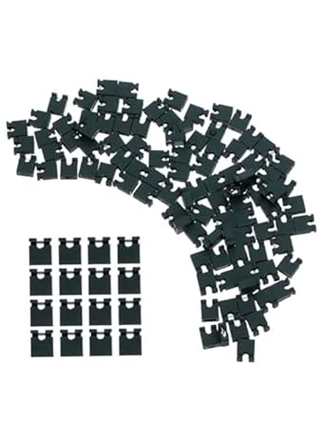 Generic Black Jumper Caps Kit 100pcs For Circuit Short Connection Pin ...