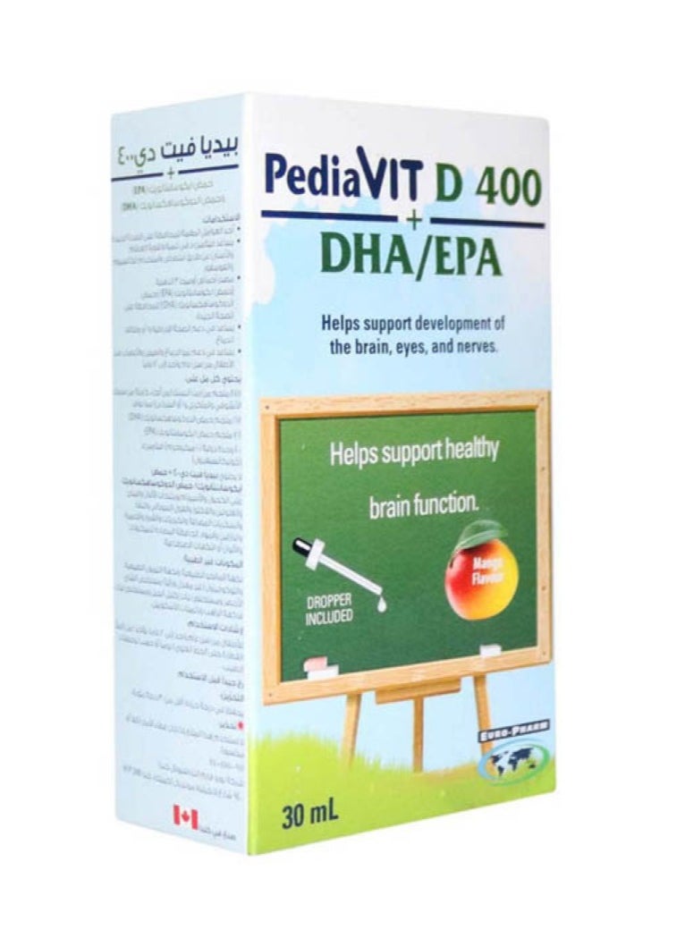 PediaVit Pediavit D 400 Dha/Epa Drops 30ml 