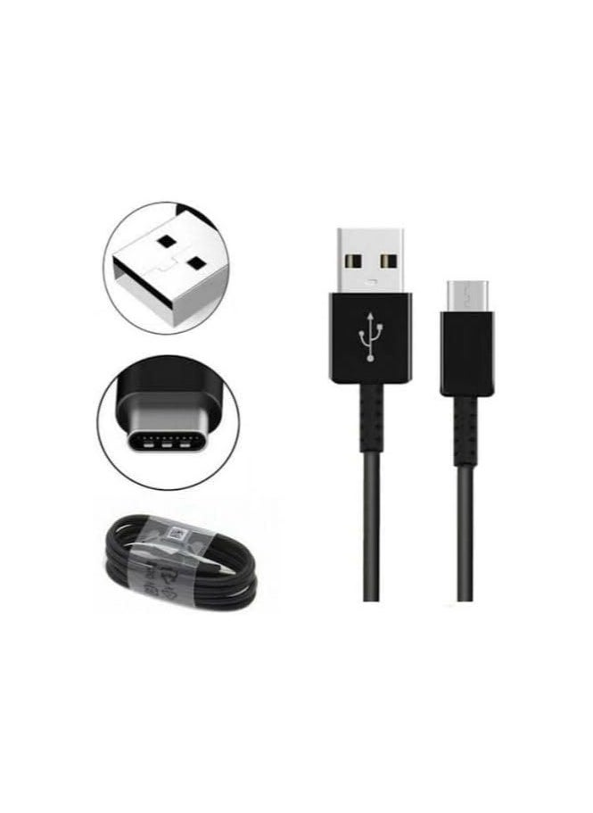 TecV - USB Type C Charge and Sync Cable – USB-A to USB-C Charging Cable for Fast Charging of Mobile Phones and Tablets – 1 meter - Image 1