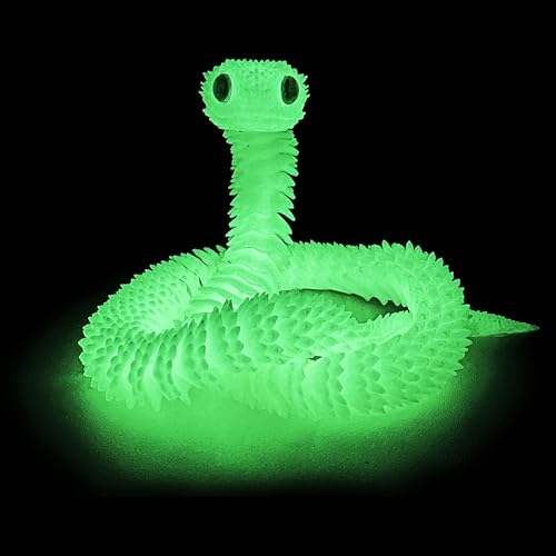 UXBSTM 30in 3D Printed Snake Toys Large Fidget ADHD 3D Printed Toys Perfect Desk Pet for 3D Printed Animal Collectors - Image 1