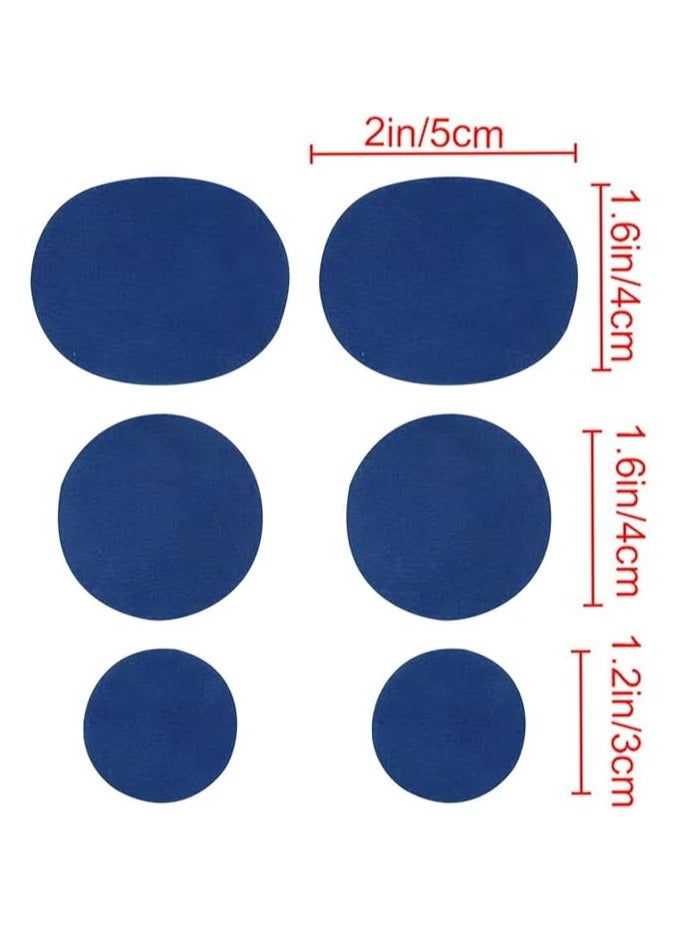 6 قطع من ملصقات إصلاح تآكل الكعب، ملصقات رقعة الأحذية، للجنسين، مضادة للتآكل، لاصق لحماية الكعب، شبكة إصلاح الأحذية الرياضية، (أزرق)... - Image 2