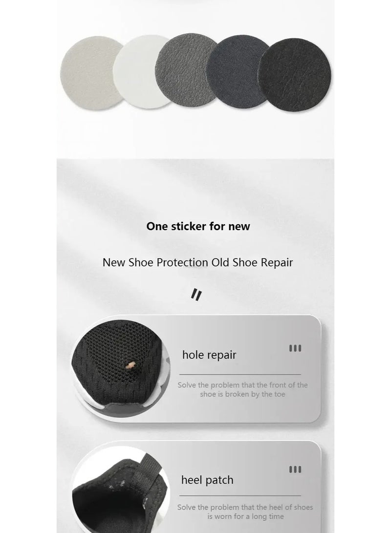 6 قطع من ملصقات إصلاح تآكل الكعب، ملصقات رقعة الأحذية، للجنسين، مضادة للتآكل، لاصق لحماية الكعب، شبكة إصلاح الأحذية الرياضية، (أزرق)... - Image 5
