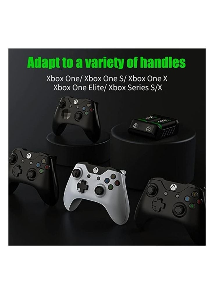 Generic - Rechargeable Battery Pack for Xbox One/Xbox Series X|S/Xbox One Elite Controller with 2x2650mAh Rechargeable Battery - Image 1