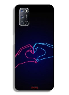 Tolwak Oppo A92 Protective Case Cover Touching Hand Making Heart  - Image 1