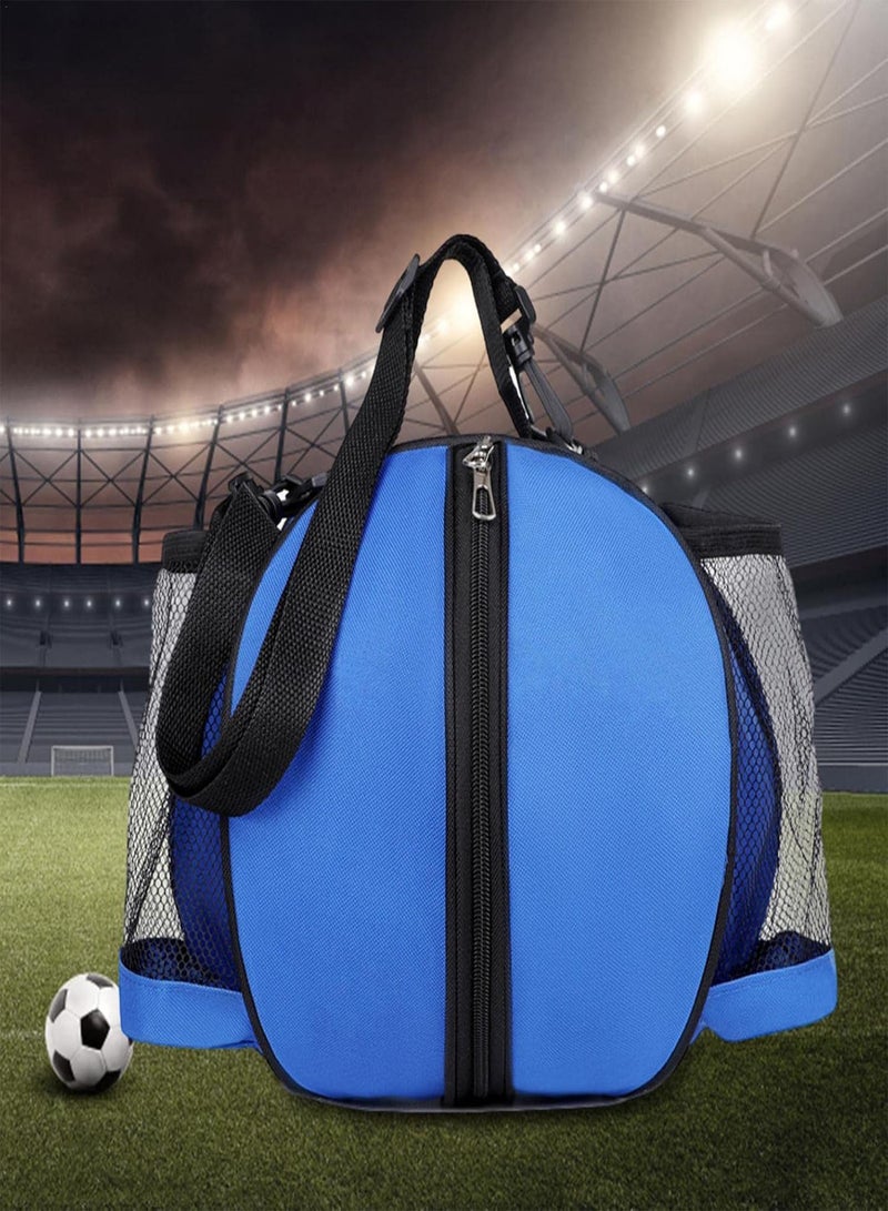 GGOOT Volleyball Bag Backpack - Portable Football Basketball Carrier Bag Round Shaped | Sports Bag for Basketball, Soccer, and Volleyball - Image 3