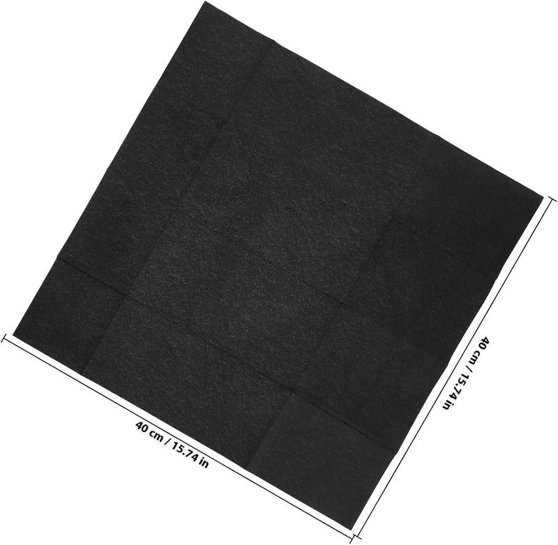 50pcs Disposable Pocket Napkins with Cutlery Wraps Black, Bulk Dinner Napkins for Hotels, Restaurants, Weddings, and Party Table Accessories - Image 2
