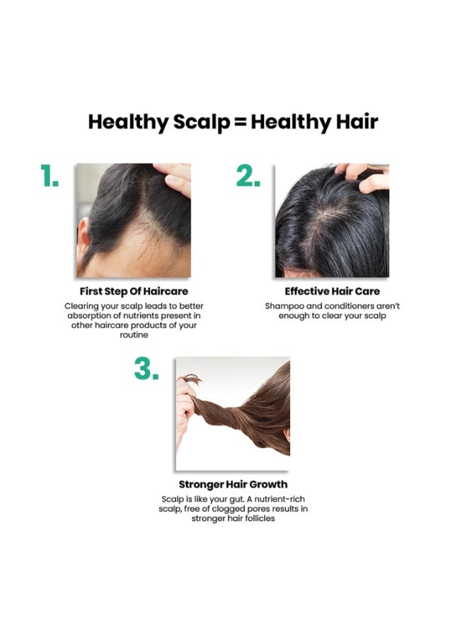 ثريفيكو مقشر فروة الرأس من ثرايفكو AHA BHA PHA | يعزز نمو الشعر، ويزيل القشرة والجلد الميت والزيوت وتراكم المنتجات | يُعالج فروة الرأس الجافة والمتقشرة والحكة | للرجال والنساء | مناسب للسفر | 25 مل - Image 4