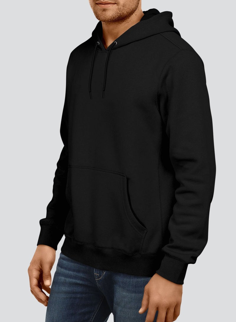 InkMASH Premium Hoodie - Black - Made in UAE - Unisex - Image 2