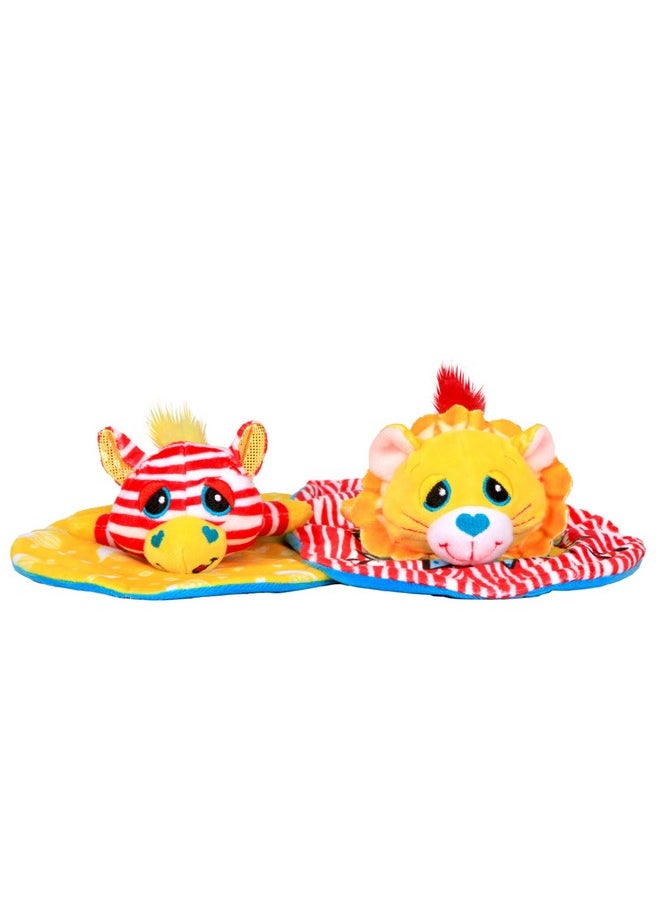 Basic Fun Basic Fun Cutetitos Taste Budditos Buttered Popcorn - 2 Collectible Plush Mini Animals - Ages 3+ - Series 2, 5 inches  - Image 2