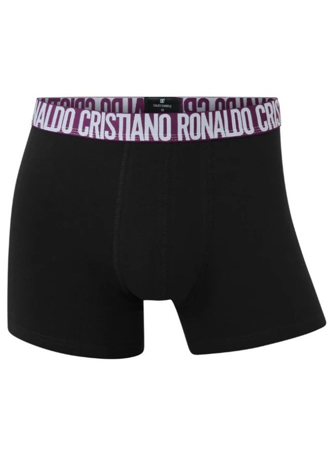CR7 Men’s 3‑Pack Premium Cotton Blend Trunk Underwear Set – Breathable Comfort & Stylish CR7 Waistband - Image 2