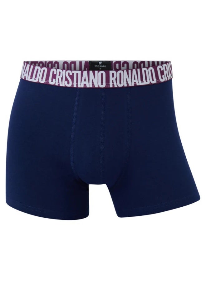 CR7 Men’s 3‑Pack Premium Cotton Blend Trunk Underwear Set – Breathable Comfort & Stylish CR7 Waistband - Image 3